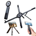 Multifunctional Magnetic Phone Holder Handheld Selfle Stick Foldable Tripod Portable Desk Stand for iPhone ipad Tablet Laptop. 