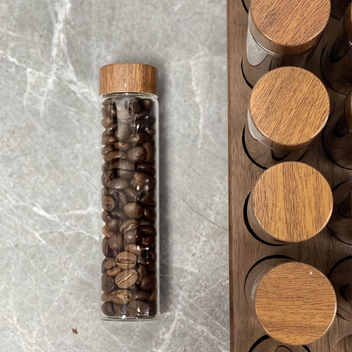 Coffee%20Beans%20Storage%20Tube%20Single%20Dose%20Glass%2017g%2022g%20Walnut%20Based%20Container%20With%20Funnel%20Espresso%20Accessories%20Goods%20Barista%20Tools%20-%20Image%203