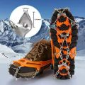 Outdoor Winter Hiking Climbing Snow Spikes Crampons Cleats Chain Claws Grips Boots Cover Ice Gripper Spike for Shoes Anti Slip. 