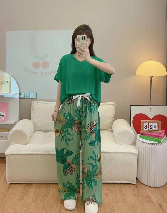 ladies%20free%20size%20China%20super%20soft%20viscose%20fabric%20Plazzo%20-%20Image%202