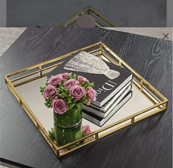 Mirror%20Vanity%20Tray,%20Gold%20Perfume%20Tray%20with%20Side%20Rails%20Ideal%20for%20Makeup,%20Jewelry%20%20tray%20and%20vanity%20serving%20tray%20-%20Image%203