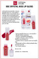 BSC crystal kiss lip gloss # cherry red BSc crystal kiss lip gloss # cherry red bionic tripeptide. 