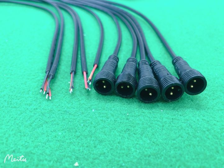 Male-female%20DC%20power%20cable%20waterproof%2030cm(5%20pairs%2010%20lines)%202pin%20cannot%20be%20used%20with%20solar%20cells%20-%20Image%207