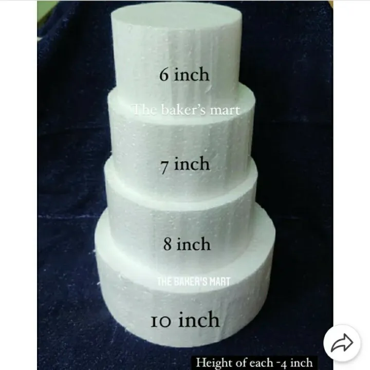 Polystyrene%20Cake%20Dummies%20&%20Base%20,%20Round%20Dummy%20for%20Cake%20Structural%20-%20Image%202