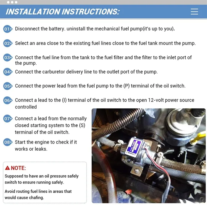 Universal%20Electric%20Car%20Fuel%20Pump%20Diesel%20Petrol%2012V%20EP500-0%20035000-0460%2012585-52030%201258552031%20EP500%20FP-1010-G%20-%20Image%205