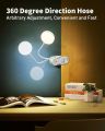 LED Small Desk Lamp, Desk Lamps for Home Office, White Desk Light for Kids, Desktop/Computer Study Lamps, Adjustable Gooseneck Reading Lamp
(White). 