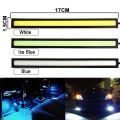 20PCS 17CM LED DRL Waterproof Driving Daytime Running Lights Strip 12V COB LED Car Aluminum Stripes Lights.