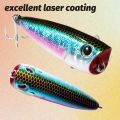 Top Water Floating Popper 8g 6.5cm Lure Steel Ball Copper Ballast Balance System Swimbait Pesca Wobbler Minnow Tackle Crank Bait. 