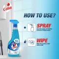 Colin Glass and Surface Cleaner Liquid Spray - 500ml | All-Purpose Glass Cleaner for Car, Kitchen and Home Surfaces | Multi Surface Cleaner.