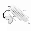Safety Anti-theft Door Blocker Portable 8cm Stainless Steel Safe Security Tool For Home Privacy Hotel Travel Door Lock Stopper. 