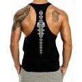 Men's Athletic Stringer Tank, Slim - Fit Gym Vest, Tailored for Bodybuilders & Workout Enthusiasts Pursuing Muscle Definition. 