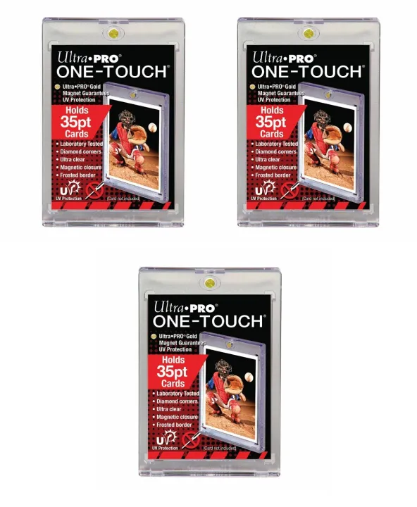 Ultra%20Pro%2035PT%20ONE-TOUCH%20Golden%20Magnetic%20Guarantees%20Card%20Holder%20Cases%20-%20Holds%20Regular%20Baseball,%20Football,%20Hockey,%20MTG%20Cards%20-%20Image%202
