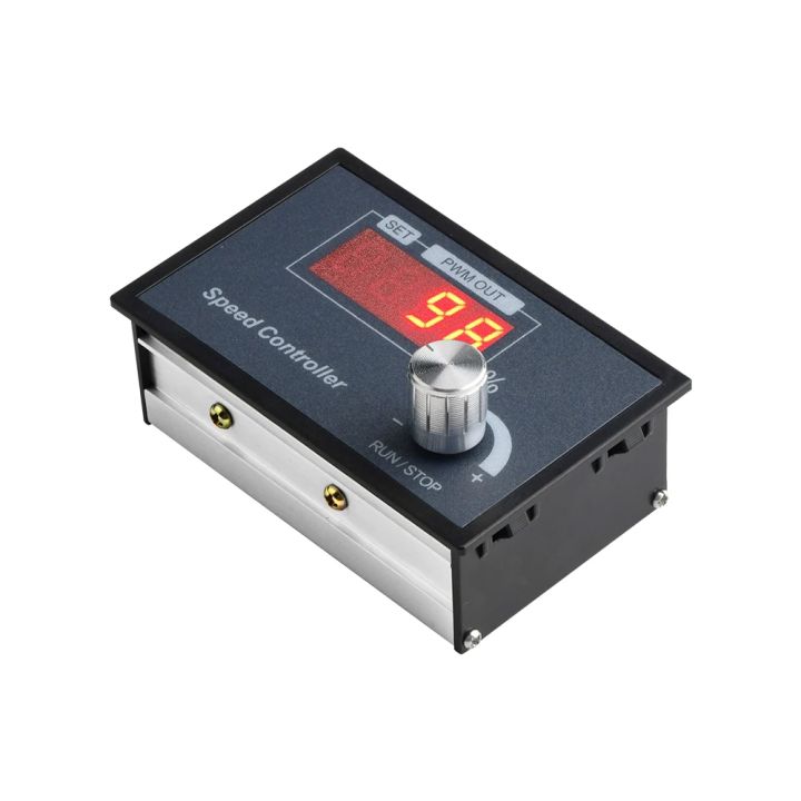 PWM Motor Speed Controller DC 6-60V with Encoder Knob Adjustable ...