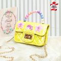 Kids Small Purse and Hand bag Cute Baby girls Pearl Cross body bags Little girls Party Hand bags tote and Long chain Shoulder bags. 