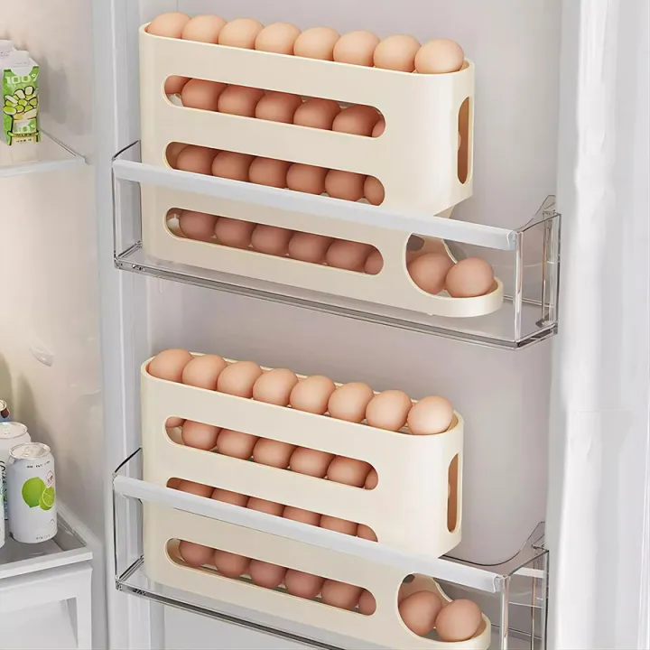 1pcs%20Egg%20Storage%20Box,%20Refrigerator%20Side%20Door%20Rolling%20Egg%20Box,%20Desktop%20Egg%20Rack,%20Automatic%20Rolling%20Egg%20Box%20Organizer%20-%20Image%202