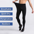 SONECHOKI Compression Pant Men Training Gym Leggings Dry Fit Running Tights Fitness Basketball Jogging Workout Trouser Polyester.