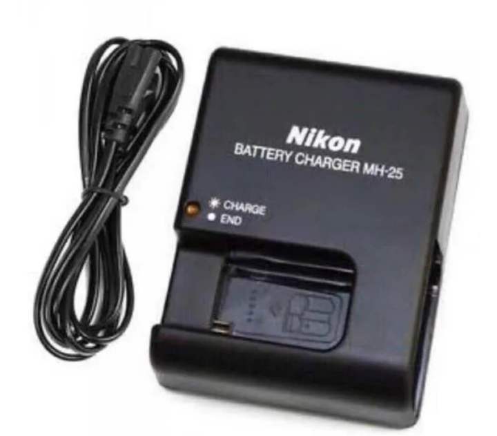 Nikon Camera Charger MH-25 For Nikon D7000, D7100, D7300, D7400, D7500, D7600, Dslr Battery Charger