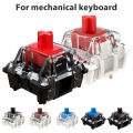 1/5/10 Pcs Mechanical Keyboard Switch For Red Blue Brown Black Switch Gaming Keyboard Accessories Smooth With Silent Custom Axis. 
