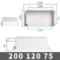 IP67 Waterproof Enclosure Plastic Box Electronic Project Outdoor Instrument Electrical Project Box Junction Housing with ears.