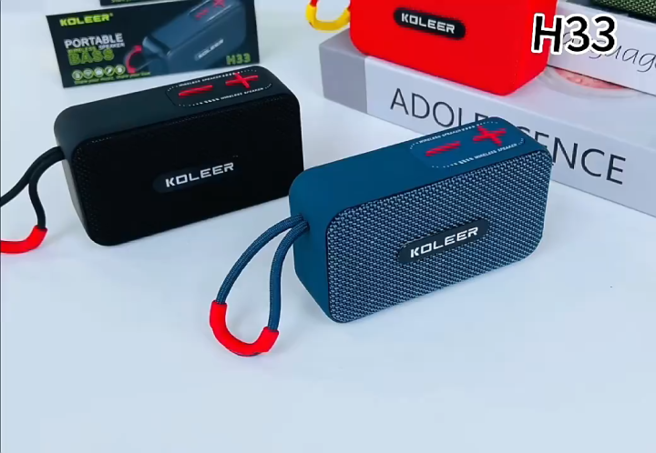 KOLEER H33 Bluetooth, USB, SD Card & FM Radio Supported Hi-Fi Sound Deep Bass Speaker