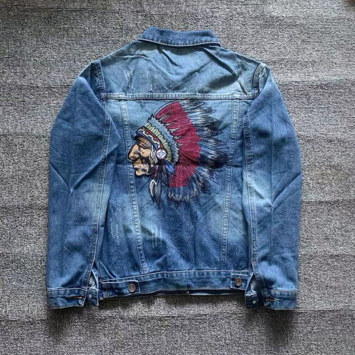 Indian%20Chief%20Embroidery%20Denim%20Jackets%20Men,%20Retro%20Blue%20Streetwear,%20Ripped%20Slim%20Coat,%20Casual%20Motorcycle%20Outwear,%20Spring%20and%20Autumn%20-%20Image%204