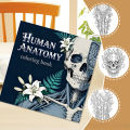 Human Anatomy Coloring Book 24 Pages Medical Illustrations for Students Nurses Stress Relief Learning .