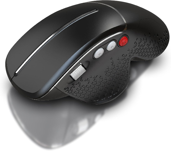 Computer Mouse With Ruler Wireless Ergonomic Vertical Mouse USB Wireless Mouse Side Roller Slient ...