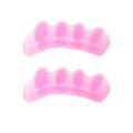 2 Soft Touch Silicone Toe Spacers, Reusable Toe Spacers for Feet. 