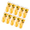 10PCS Plastic Coffee Bottles Disposable Empty Juice Bottles PET Water Storage Container. 