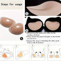 Push Up Reusable Bra Insert Pads, Stick-on Soft Chest Enhancer Pads, Sponge Breast Lift Pads Swimsuit Bikini Cup Enhancer.