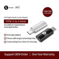 JCALLY JA3 Digital Audio Adapter TypeC to 3.5 Decoder Line CX31993 DAC USB C Audio Code Adapter. 