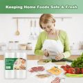 Vacuum Sealer Bags Set Fresh World Food Storage Solution Meal Prep Cooking Preservation Kitchen Essentials for Home Cooks. 