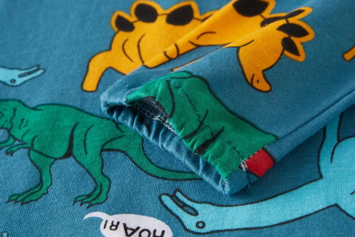 Kids%20Pajama%20Set%20100%25%20Cotton%20Soft%20Dinosaur%20Print%20Loungewear%20Long%20Sleeve%20Pjs%20Sleepwear%20for%20Toddler%20Boys%20Girls%20Age%201-8%20Years%20-%20Image%204