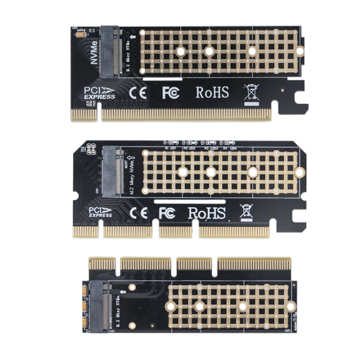 M.2 NVMe M-Key to PCIe 3.0 SSD Adapter Card PCIe X4 X8 X16 For Desktop PC PCI-E Graphics Card Sot