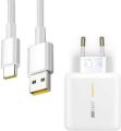Oppo Original 65W Flash SUPER VOOC USB Charger |Wall Charger Adapter With USB to Type-C Cable for Oppo (Adapter & Cable). 