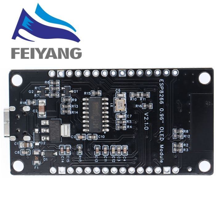 NodeMCU%20ESP8266%20Development%20Board%20with%200.96%20Inch%20OLED%20Display,%20CH340%20Driver%20Module%20for%20Arduino%20IDE/Micropython%20Programming%20-%20Image%206