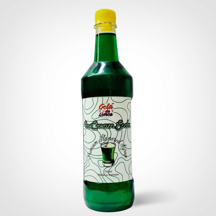 Icecream Soda Syrup - Original Flavoring Syrup - Premium Flavored Syrup - Sharbat - 750ml - Gola Da Limca