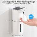 Induction Hand Sanitizer, Automatic Liquid Soap Dispenser, Foam Hand Washing Machine, 400ml Liquid Rechargeable Bathroom Hand Sa.