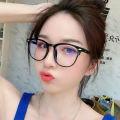 Korean fashion anti-light anti-blue radiation glasses square glasses men and women. 