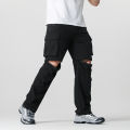 Men's Cargo Hiking Convertible Pants, Waterproof, Quick Dry, Lightweight, Removable Zipper, Perfect for Outdoor Adventures, Fishing and Camping, All-Season Versatile Hiking Gear.. 