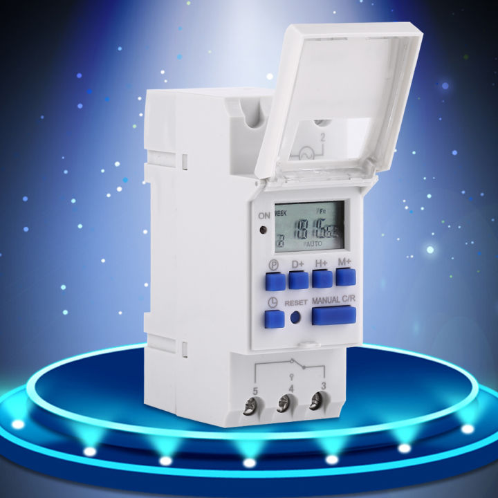 LCD Display Weekly Programmable Electronic Relay Time 16 ON and OFF Timer Programmable Timer Weekly Programmable Timer Timer