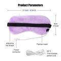 Heated Eye Mask USB Reusable Blindfold Steam Sleeping Eye Mask Patch Hot Steam Fatigue Relief Sleep Ant Dark Circles Aging.