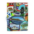 Creative 3D Passport Cover Case Wallet Bag Men Women ID Address Card Holder Portable Travel Accessories.