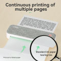 PeriPage 100 Pages Folded A4 Thermal Printer Paper Rolls for Long-lasting 210mm for A40 Portable Printer Universal. 