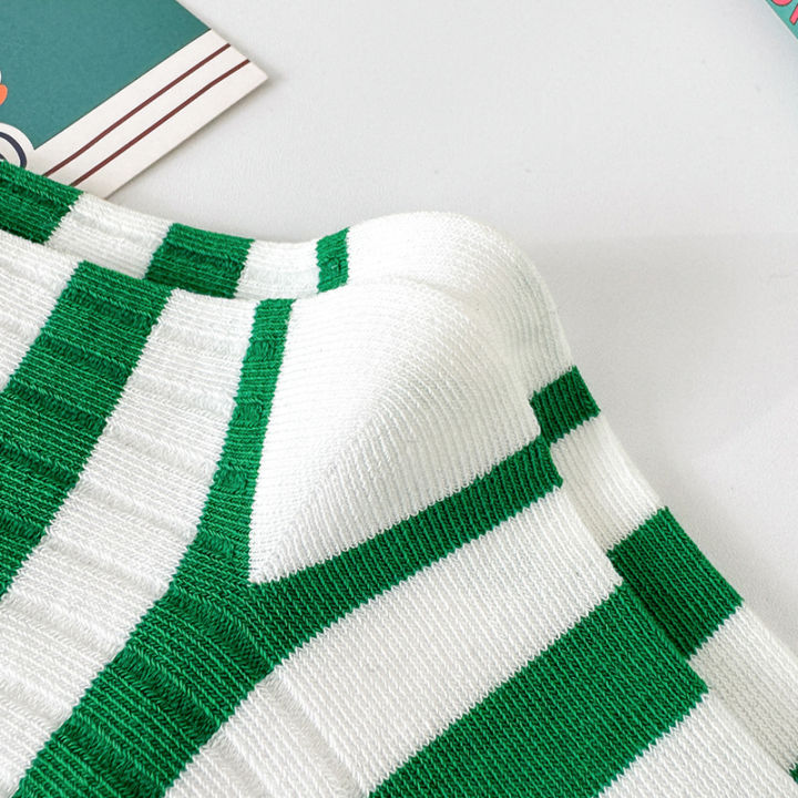 Children's%20socks%20in%20three%20pairs,%20spring%20and%20autumn%20style,%20simple%20and%20versatile,%20green%20striped%20socks%20for%20boys%20and%20girls%20-%20Image%206