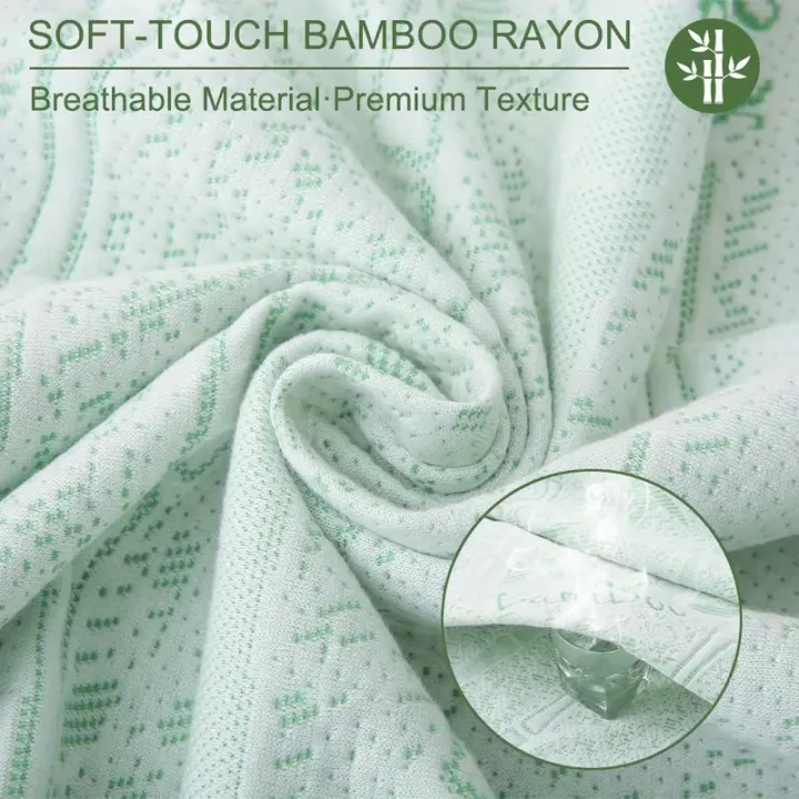 1pc%20Bamboo%20Mattress%20Protector,%20Breathable%20and%20Cooling%20Mattress%20Cover,%203D%20Air%20Fabric%20Fitted%20Bed%20Sheet%2090/140/160cm%20size%20-%20Image%204