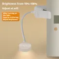 Mini Clip Book Lamp LED Table Lamp Eye Protection 3 Colors Battery Powered USB Night Light Portable Bedside Student Reading Lamp. 
