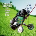Funny Golf Valuables Pouch Golf Tee patternpu Leather Golf TeePouch with DrawstringClosure Golf Ball TeeHandbag Golf Accessories.