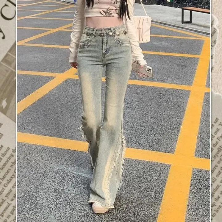 Women%20Vintage%20Blue%20Jeans%20High%20Waist%20American%20Retro%2090s%20Raw%20Material%20Edge%20Design%20Y2k%20Denim%20Pants%20Streetwear%20Wide%20Leg%20Jeans%20-%20Image%203