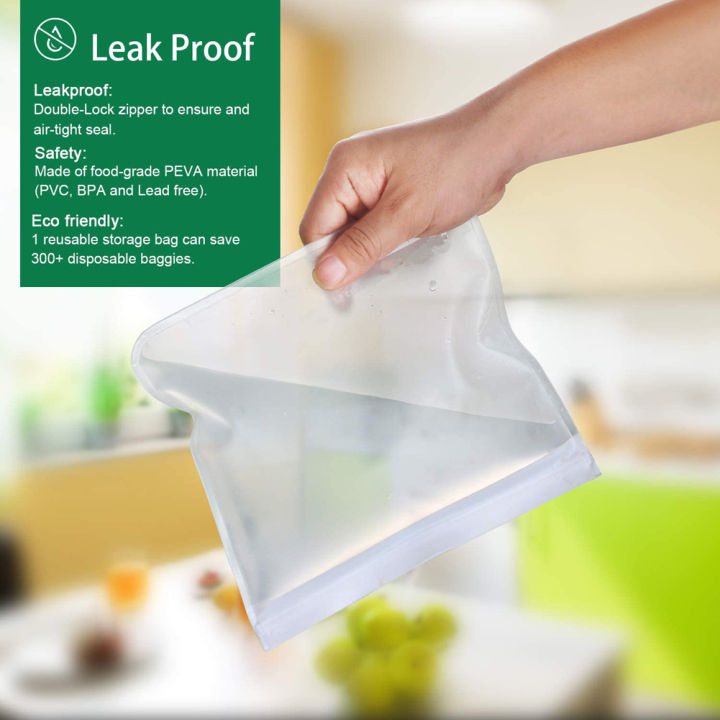 10pcs%20Silicone%20Food%20Storage%20Containers%20Leakproof%20Containers%20Reusable%20Stand%20Up%20Zip%20Shut%20Bag%20Fresh%20Bag%20Food%20Storage%20Bag%20Fresh%20Wrap%20-%20Image%204